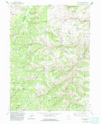 1991 Map of Dairy Ridge, Rich County, UT — High-Res | Pastmaps